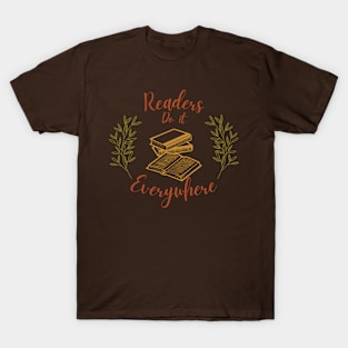 Readers do it Everywhere (fall) T-Shirt